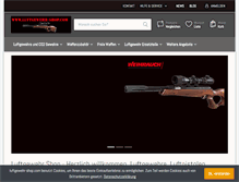 Tablet Screenshot of luftgewehr-shop.com